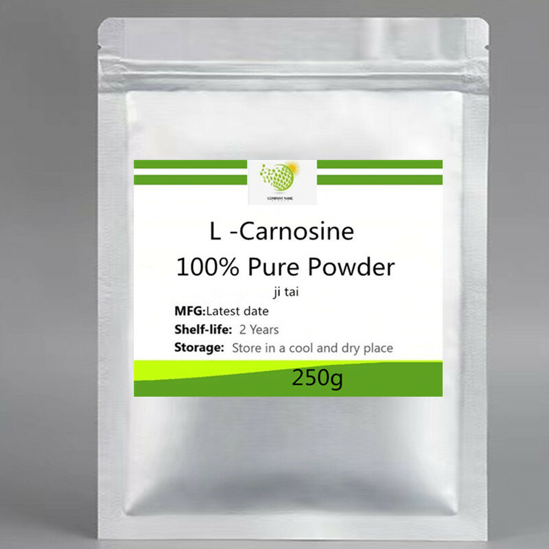 L-carnosina pó, Promove o metabolismo celular, Nutriente da pele, L-carnosina