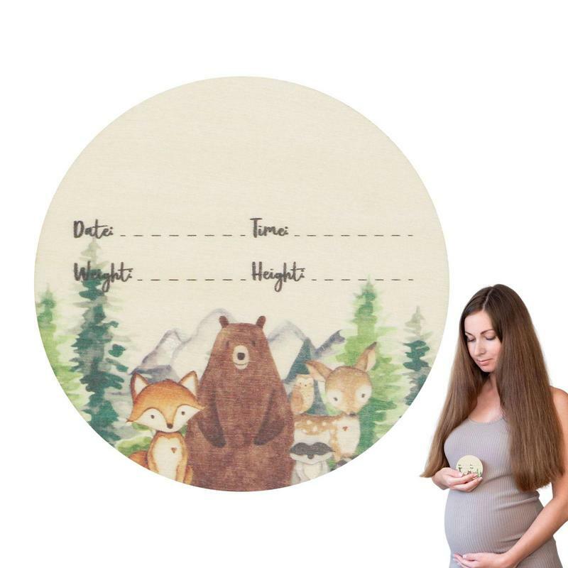 Baby Milestone Karten Holz Monatliche Milestone Foto Karten Junge Mädchen Geburt Ankündigung Zeichen Baby Monatliche Milestone Requisiten Perfekte