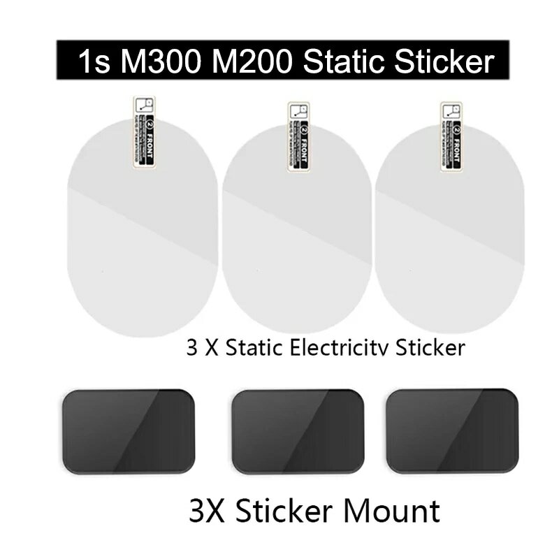 for 70mai Dash Cam 1S D06 Static Sticker VHB Sticker Static Stickers  for 70mai M300 M200 film holder 3PCS