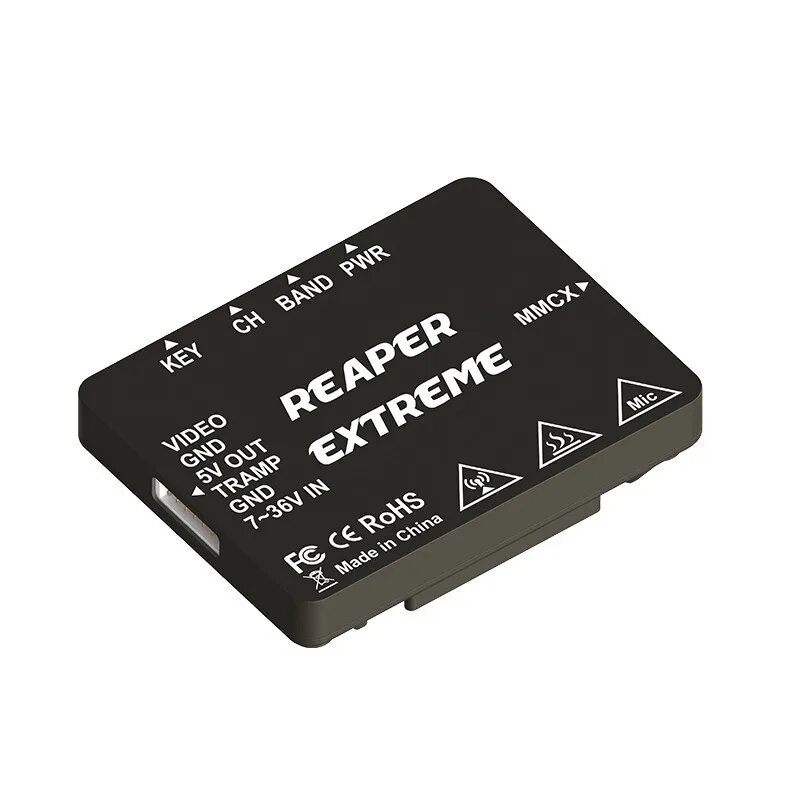 FOXEER 5.8G żniwiarz ekstremalny 1.8W 72CH FPV VTX 25mW/200mW/500mW/1W/1.8W regulowany 20x20mm dla drona daleki zasięg RC