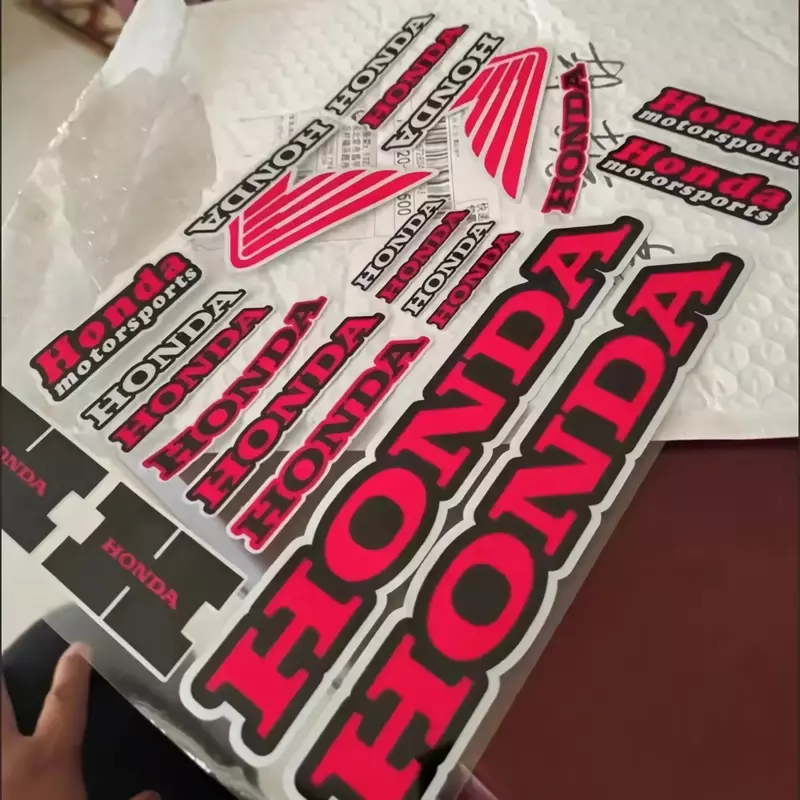 New Motorcycle Side Strip Sticker Car Styling Vinyl Decal per HONDAS moto Sticker adesivi riflettenti decorazione auto