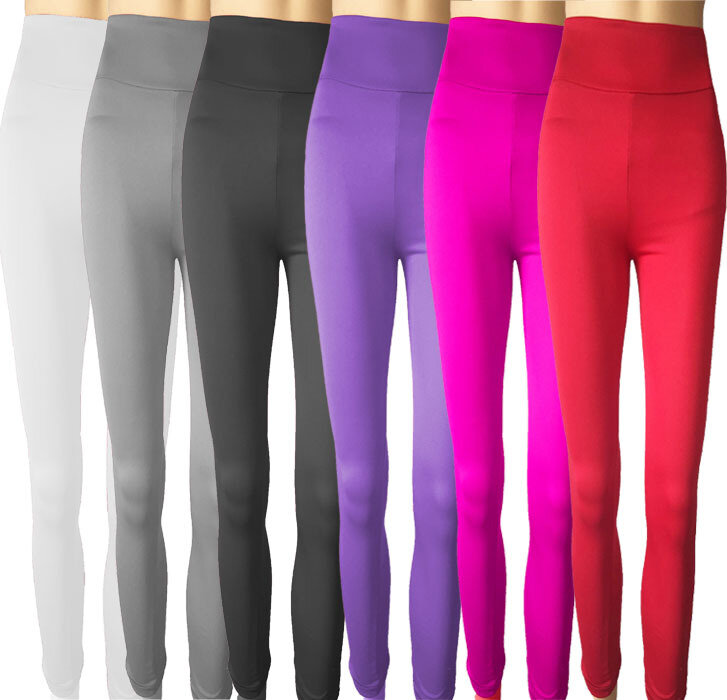 Women Elastic Candy Color Long Leggings New Fashion High Waist Workout Bodybuilding Sexy Leggings Gift Pants L1008
