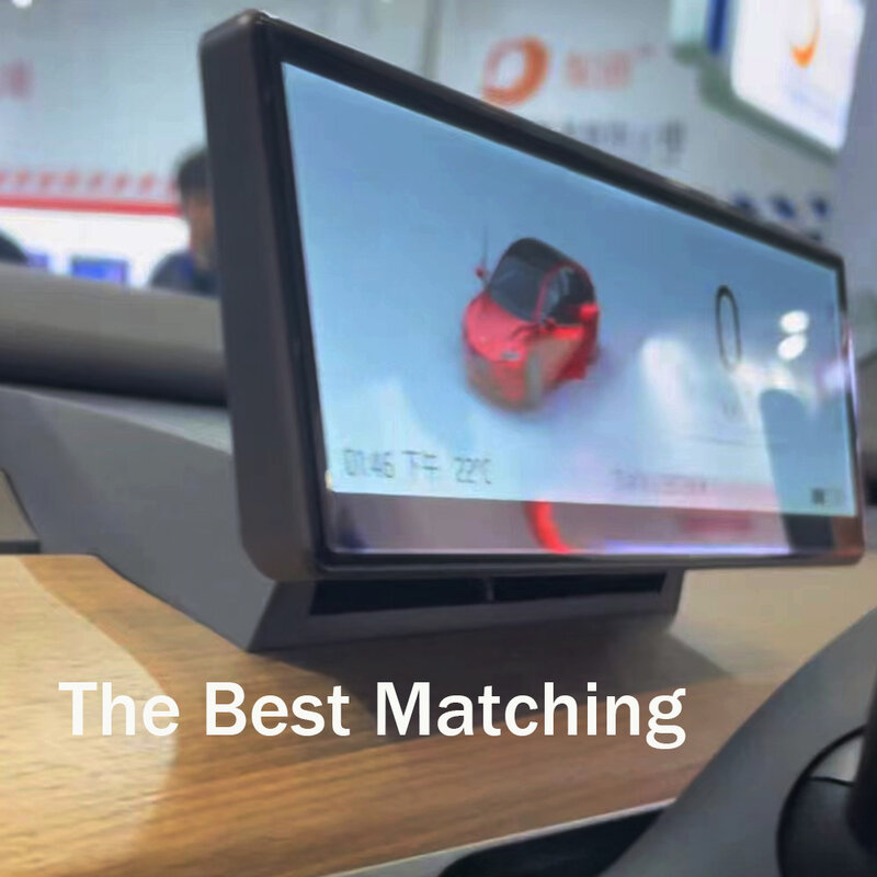 SATONIC 8,8-calowy inteligentny bezprzewodowy ekran Carplay Dahsboard dla Tesla Model 3 i Y Obsługa Carplay Andriod Automatyczna bezpłatna kamera wentylacyjna