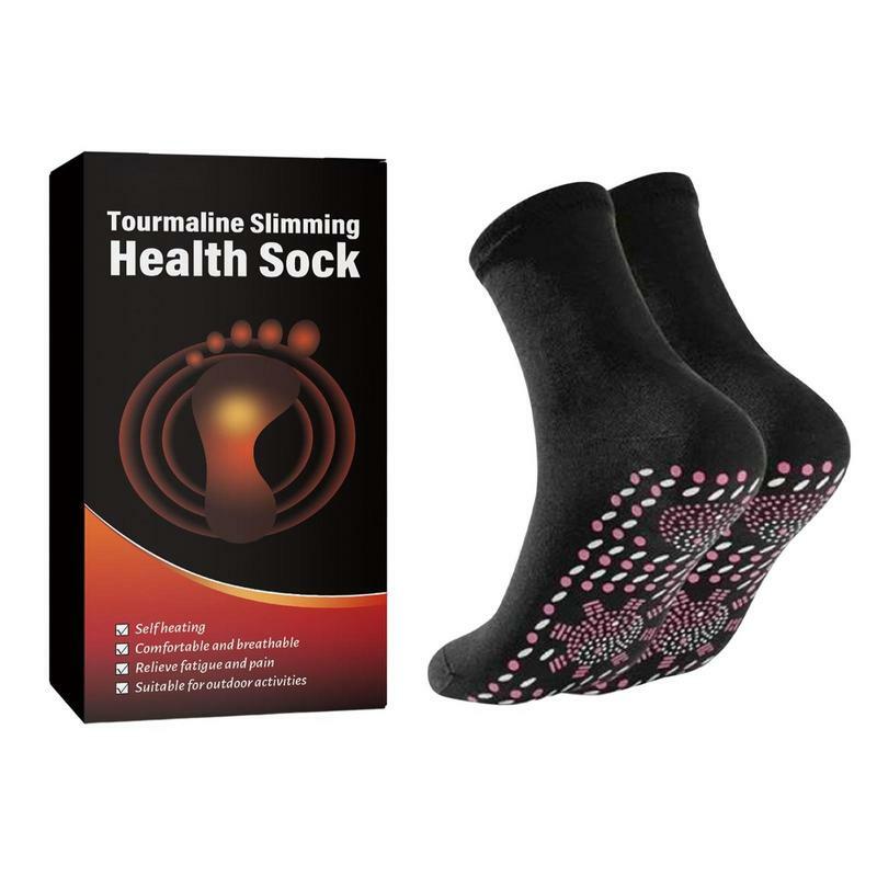 健康,短い靴下,磁気療法,暖かい冬,1ペア用の自己発熱サーマルソックス