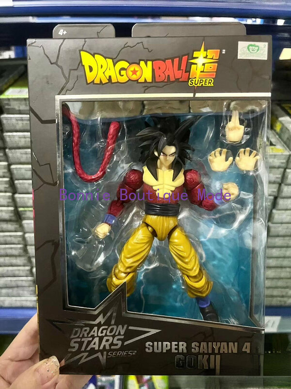 In Stock Original Bandai Dragon Ball Super Dragon Star Super Saiyan Son Goku Mobile Doll Birthday Gift Table Collection Model