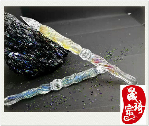 Pena celup kaca kristal buatan tangan kualitas tinggi mewah