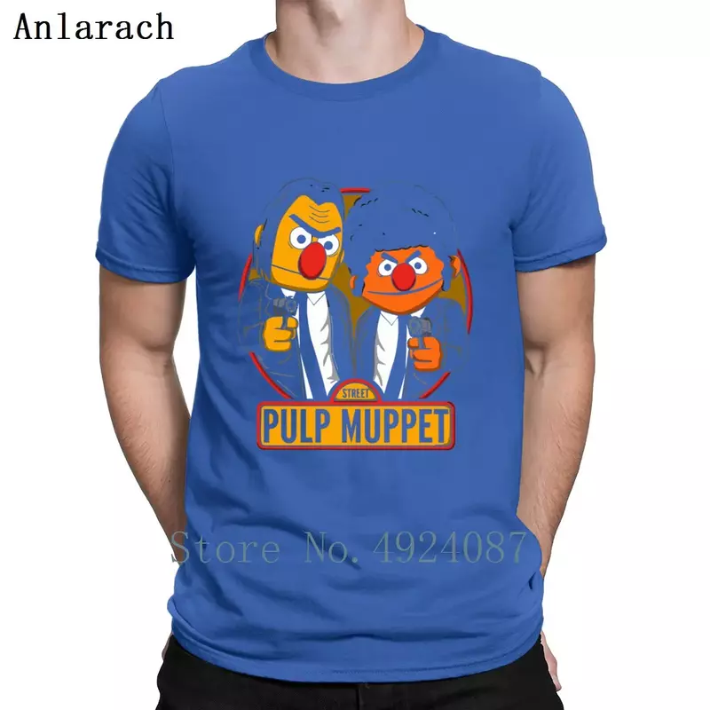 Pulp Fiction Muppet T Shirt Designs Novelty Cotton Spring Men's T-Shirt Breathable Gents Quirky Hot Sale T-shirt