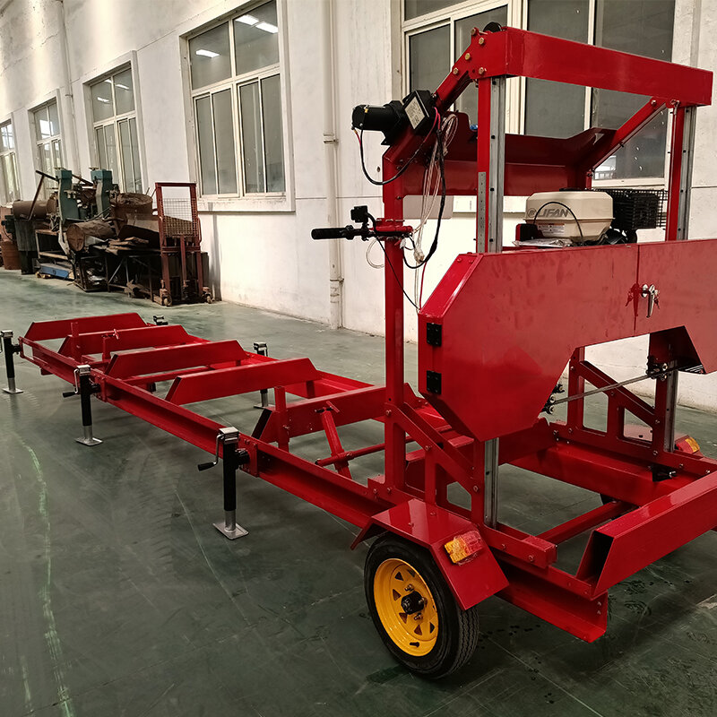 portable sawmill band saw mill with CE certificate