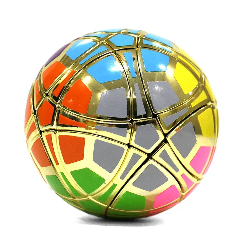 Magic Ball Cube Limited Edition job's Puzzle Traiphum Megaminx Ball Clear Body con 12 colori adesivi fai da te Cube Puzzle Toys