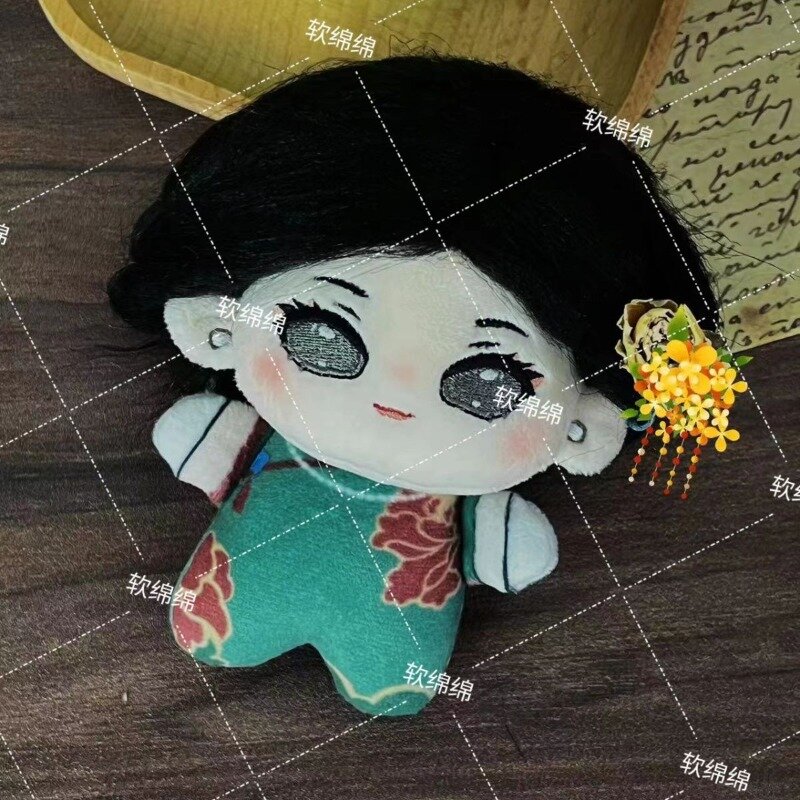 LLavero de Anime Identity V Cosplay Michiko Geisha Lady Thirteen, colgante Adorable de felpa suave, regalos, 10CM