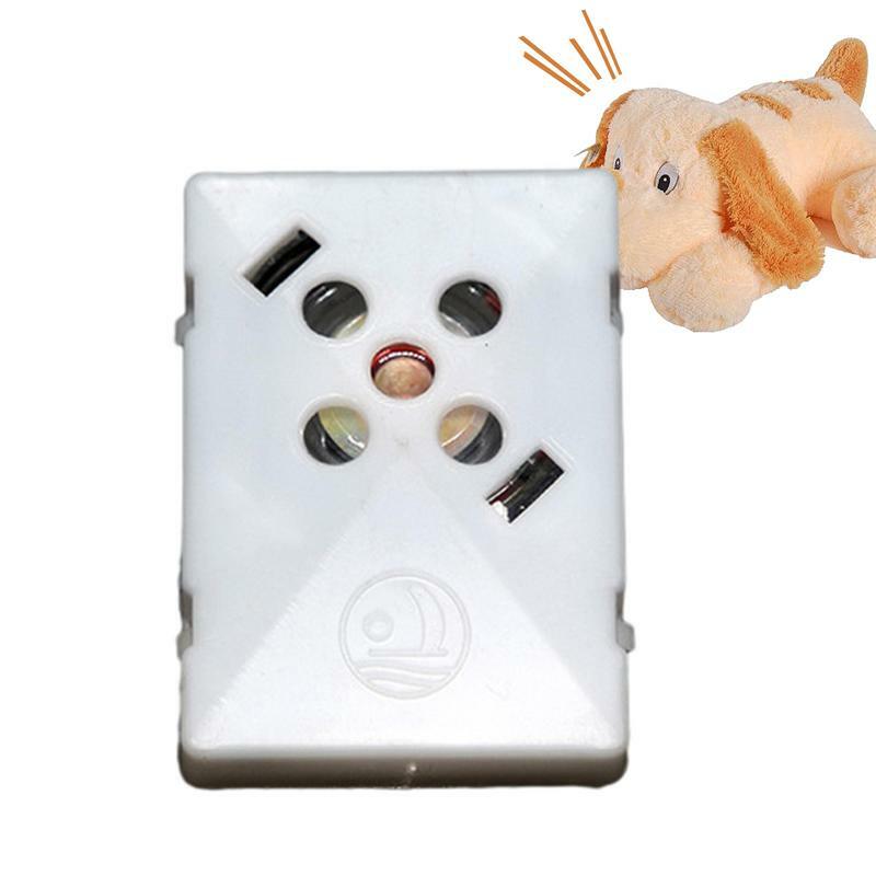 Caja de sonido de felpa para mascotas, juguete grabador de voz para manualidades creativas, caja de regalo de juguete de peluche
