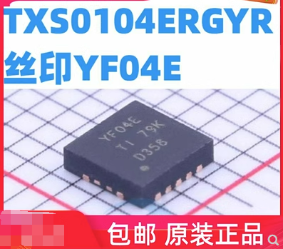1 sztuk/partia nowy oryginalny TXS0104 TXS0104E TXS0104ERGYR YF04E QFN-14 Chipset