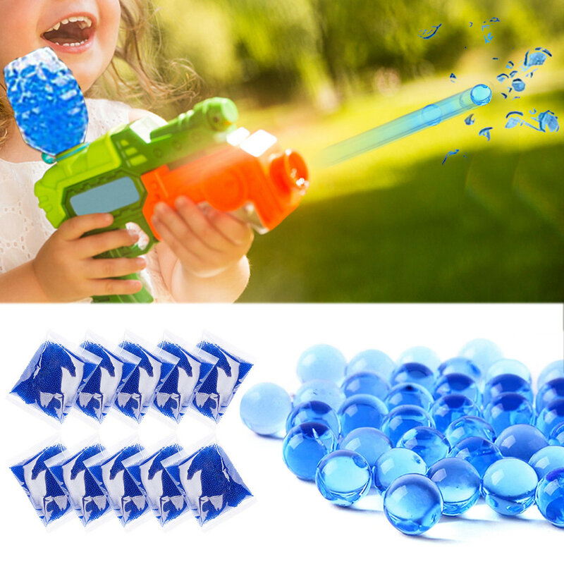 50000/100000 Stuks Waterballen 7-8 Mm Gel Splatter Bal Blaster Kogels Water Bal Voor Outdoor Activiteiten Schieten Team Game Speelgoed