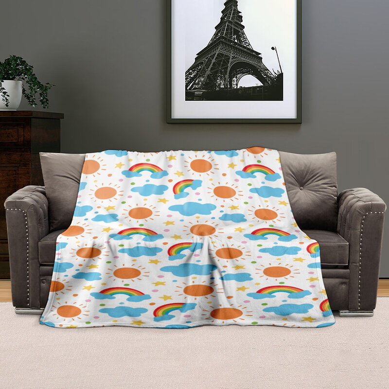Cartoon printed blankets, children's printed blankets,flannel blankets,soft and comfortable sofas,travel blankets,birthday gifts