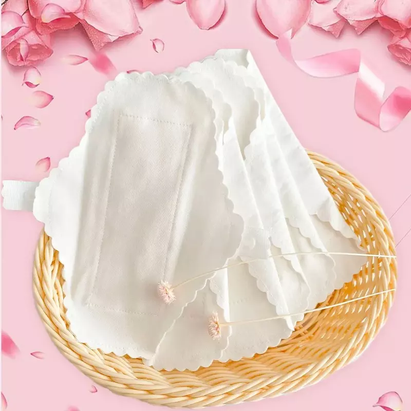 3 szt. Bawełniane cienkie podpaski higieniczne wielokrotnego użytku szczelne zmywalne damskie wkładki higieniczne podpaski menstruacyjne 180MM