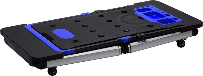 空気圧ツール用ワークベンチ、55670、7 in 1、黒、灰色、青