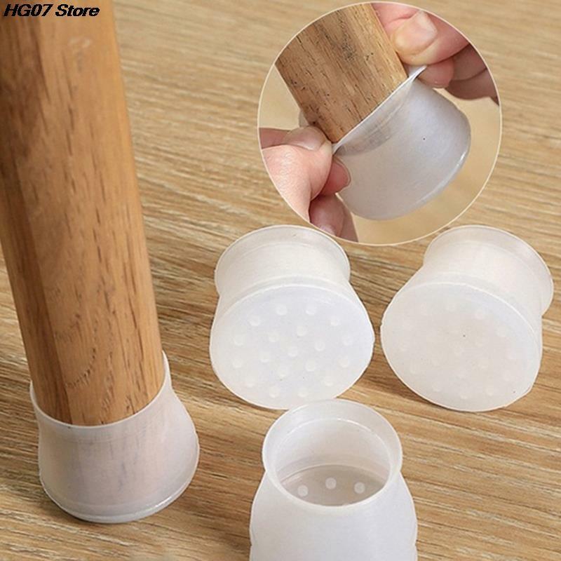 20pcs PVC Furniture Leg Protection Cover Table Feet Pad Floor Protector For Chair Leg Floor Protection Anti-slip Table Legs