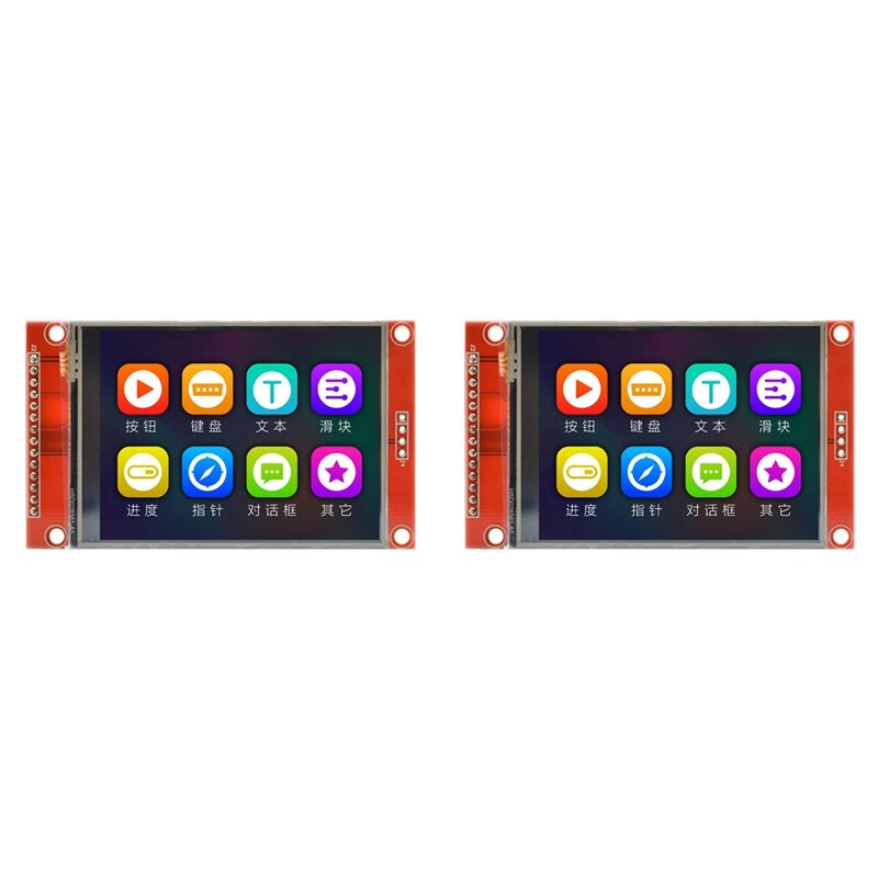 SPI TFT LCD 디스플레이 모듈, SPI 직렬 포트 51 드라이브, ILI9341V LCD 직렬 포트 모듈, STM32, 2.8 인치, 240X320, 2 개