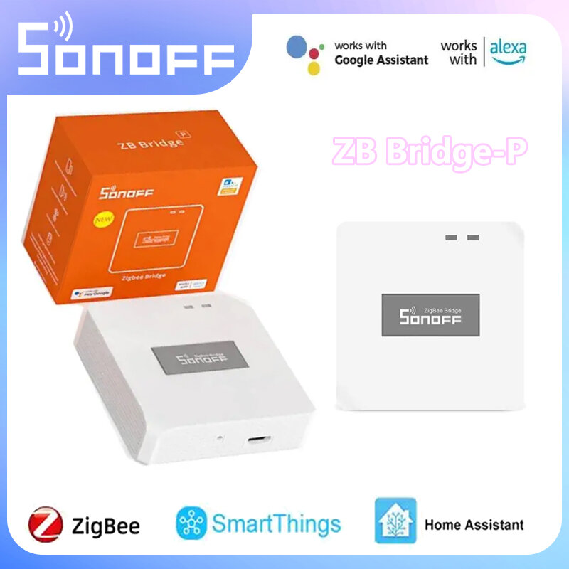 Шлюз SONOFF ZB Bridge-P ZigBee Pro ESP32, двухпротокольный Wi-Fi интерфейс ZigBee, локальная интеллектуальная сцена через EWeLink Alexa Google Smart Things