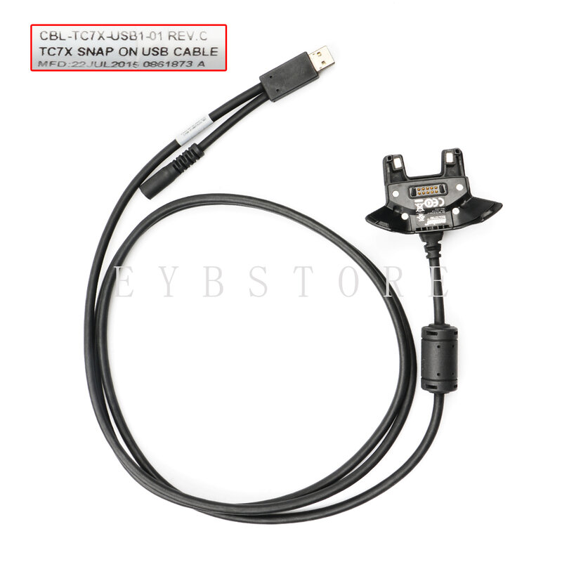Charger Cable with Adapter CBL-TC7X-USB1-01 for Zebra Motorola Symbol TC70 TC70X TC72 TC75 TC75X TC77