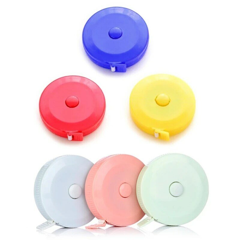 Sewing Tape Measure Retractable Measuring Tape Portable Body Tape Measure for Fabric Sewing Home DIY Crafts 0-59 Inches Dropship