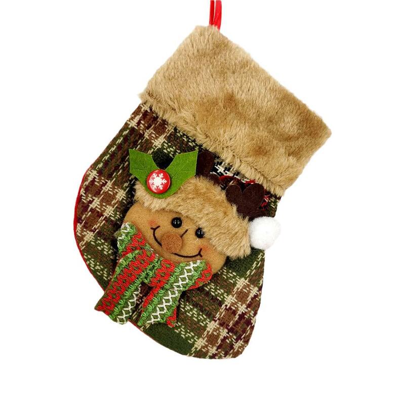 Christmas Candy Socks Snowflake Letter Stocking Christmas Decoration For Home 2023 Xmas Tree Ornament Gift Navidad Natal 20 W7q4