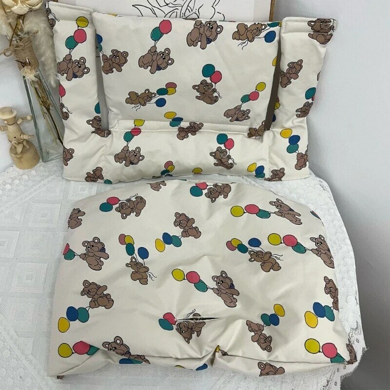 Almofada cadeira macia e confortável almofada assento almofada respirável padrão bonito adequado para refeições