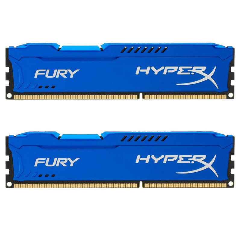 Kit de Memoria RAM DDR3, 8GB (2x4GB), 16GB (2x8GB), 1866MHz, 1600MHz, 1333MHz, 240 pines, 1,5 V, DIMM, PC3-12800, 14900, HyperX Fury