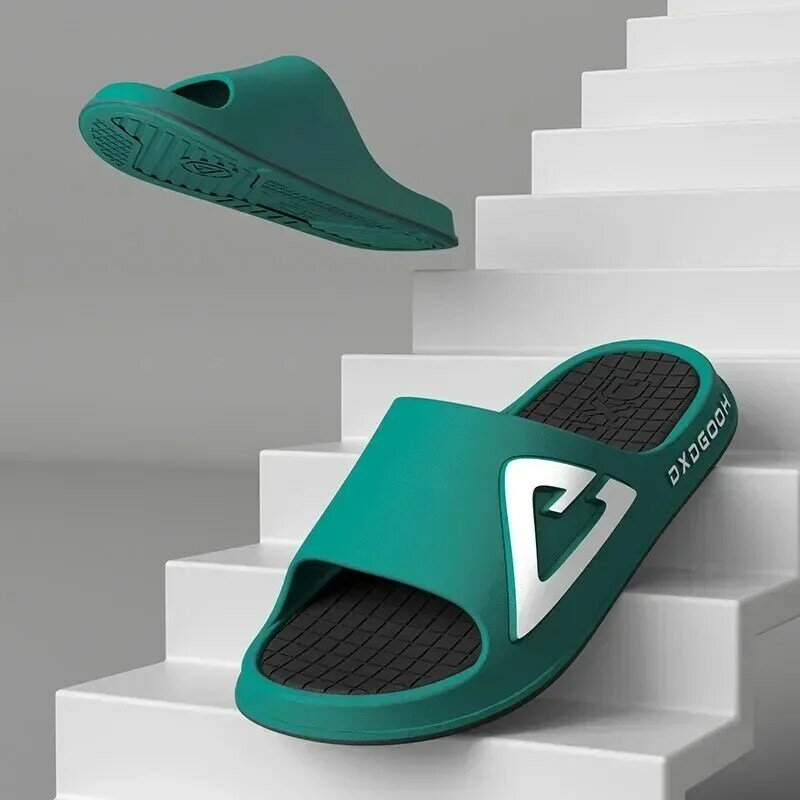 Zapatillas de casa antideslizantes para hombre, desodorante para interiores, sandalias para exteriores, novedad de verano, 2024