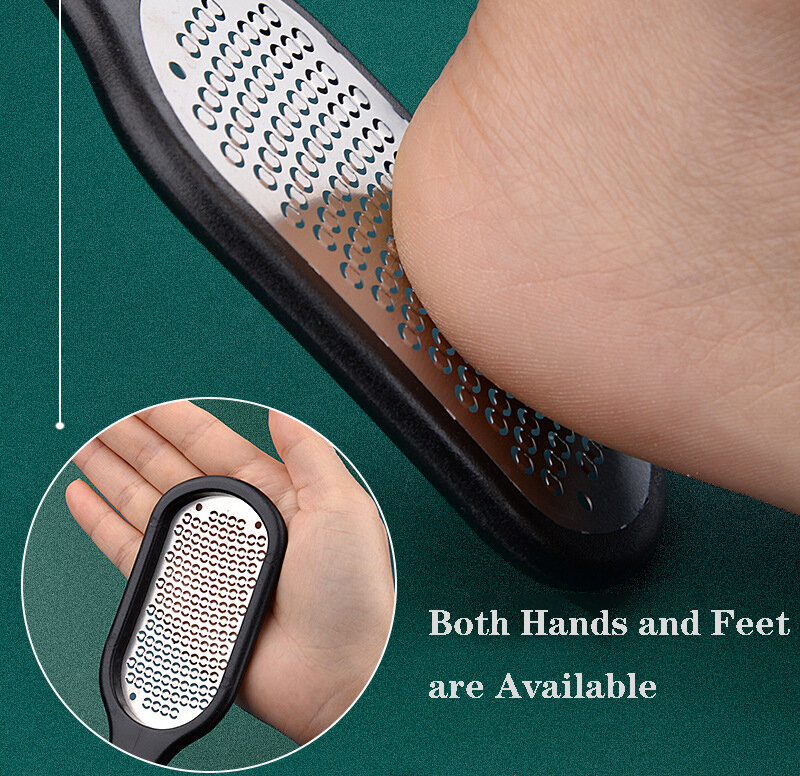 Lima per piedi raschietto rimozione del callo piedi strumenti professionali per Pedicure in acciaio rimozione del mais rimozione della pelle morta cura dei piedi