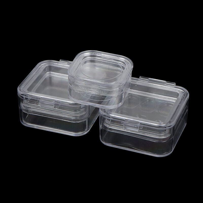 Caja de plástico transparente para implantes dentales, 1 unidad