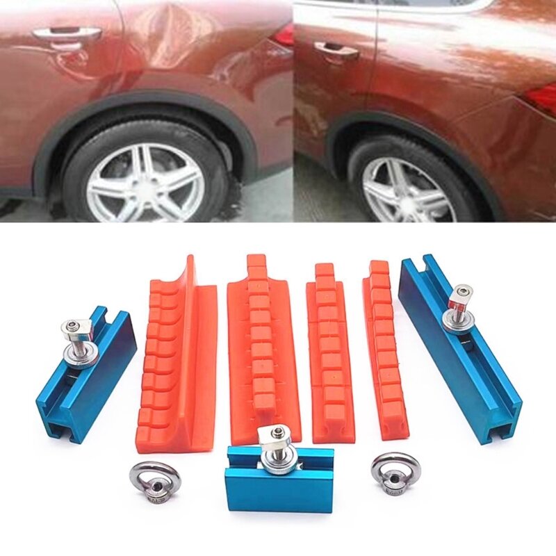 Автомобильный кузов из листового металла PaintlessBump Removal Car Long Dent Repairing Accessories, набор язычков, набор для