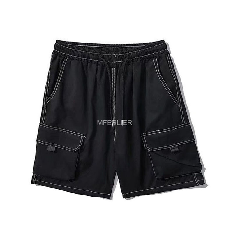 Summer Large Size Shorts 8XL 150kg Men Elastic Waist Shorts 2 Colors