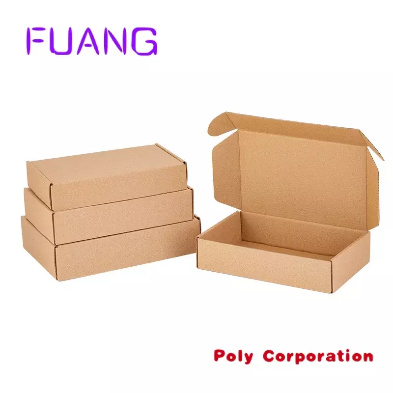 صندوق بريد من الورق المقوى المموج ، طباعة ، Xingyikang ، شعار مخصص ، لون الجملة ، صندوق تعبئة معاد تدويره صغير