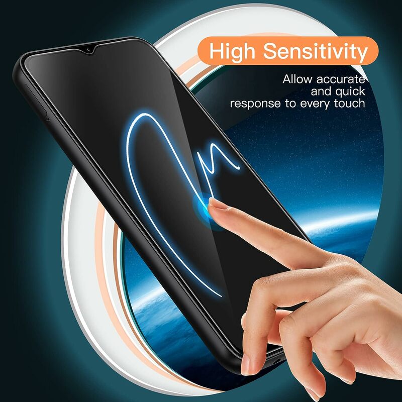 Kaca Tempered untuk Samsung Galaxy A13 5G 4G, lapisan kaca pelindung layar 9H 2/4 buah
