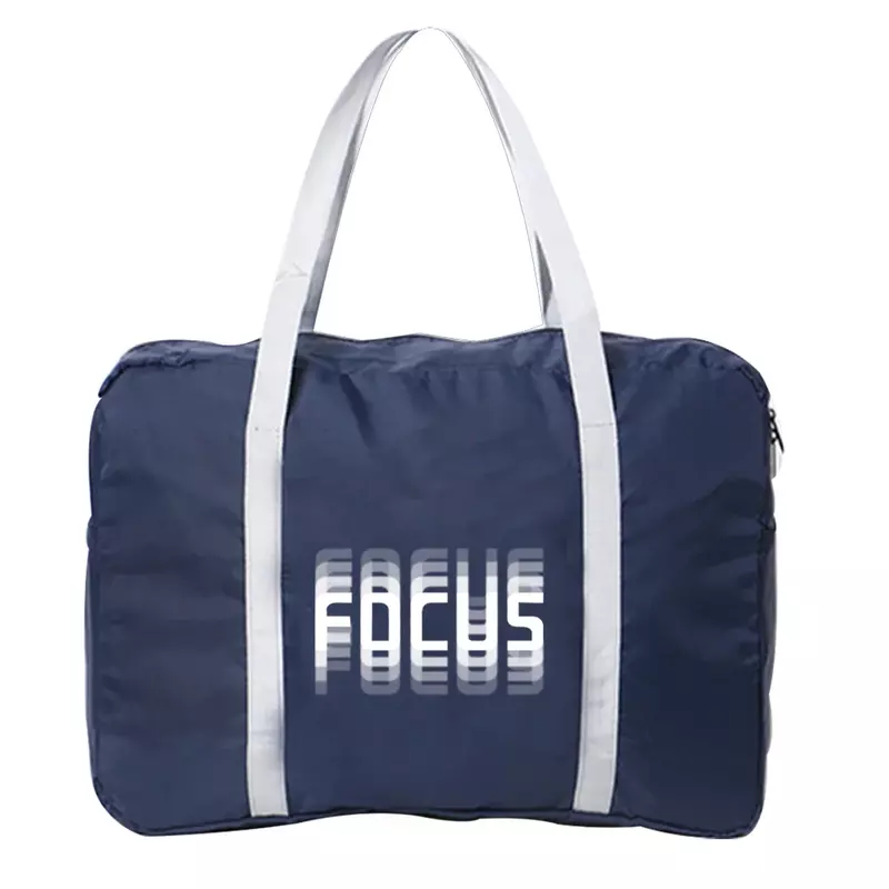 Grande Capacidade Foldable Travel Bag, Duffle Bolsas, Carry Bags, Bolsas, Organizadores de bagagem, armazenamento de roupas, Text Series