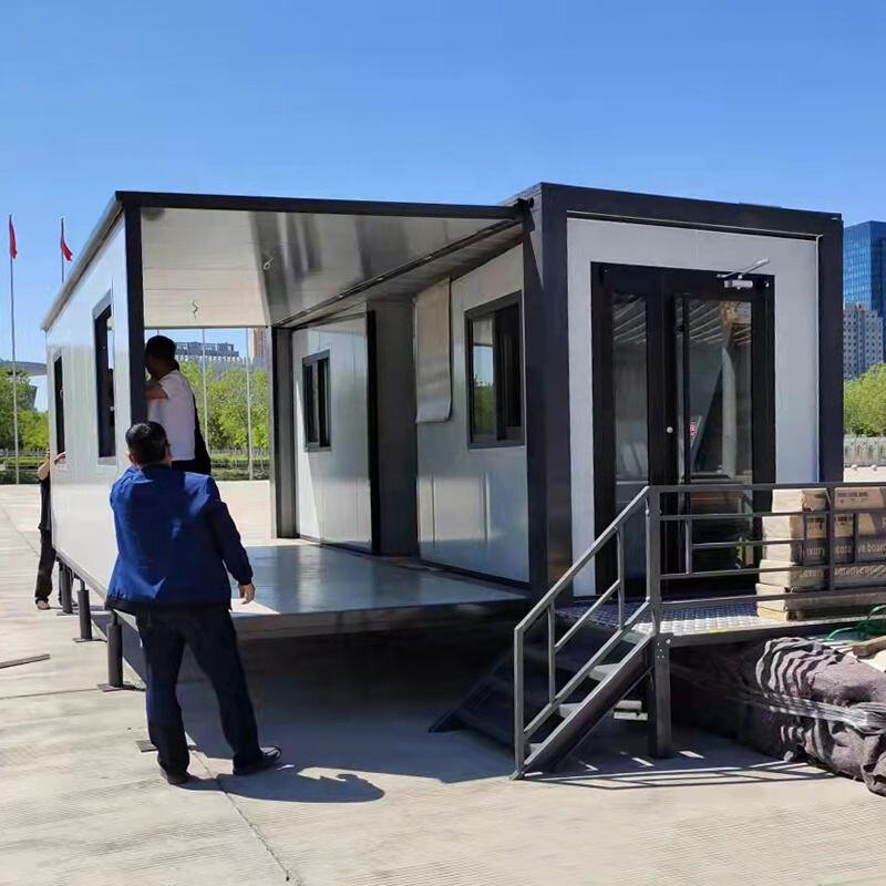 Waterproof Mobile Container Casa, Caravana portátil, Casa expansível, 2 quartos, 4 quartos, 40 pés
