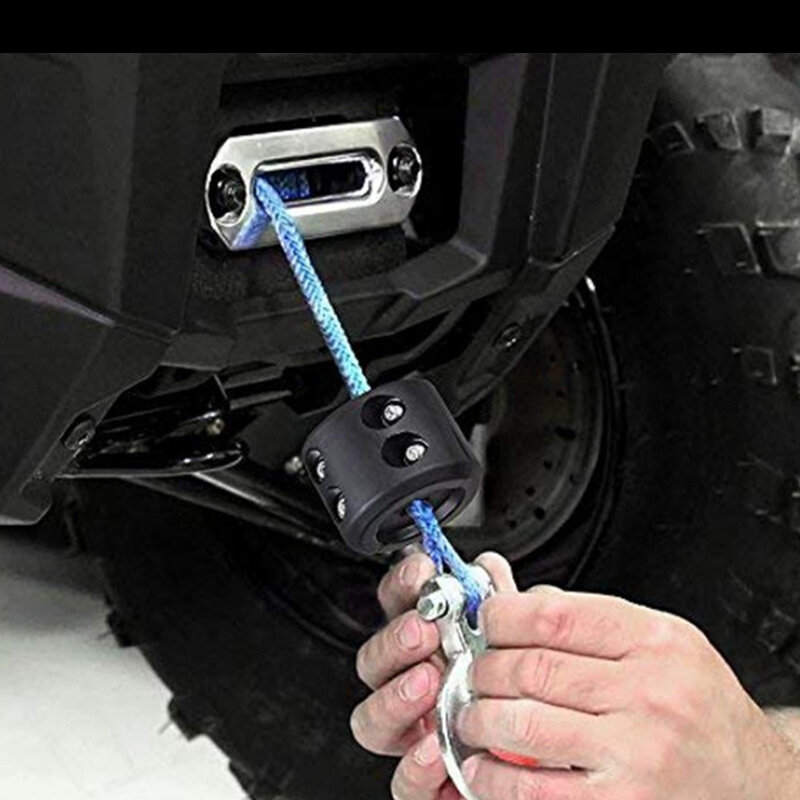 Proteção do cabo do carro Plugue do cabo de borracha, rolha do gancho do guincho, acessórios de modificação do carro, veículo off-road para ATV UTV, 1pc