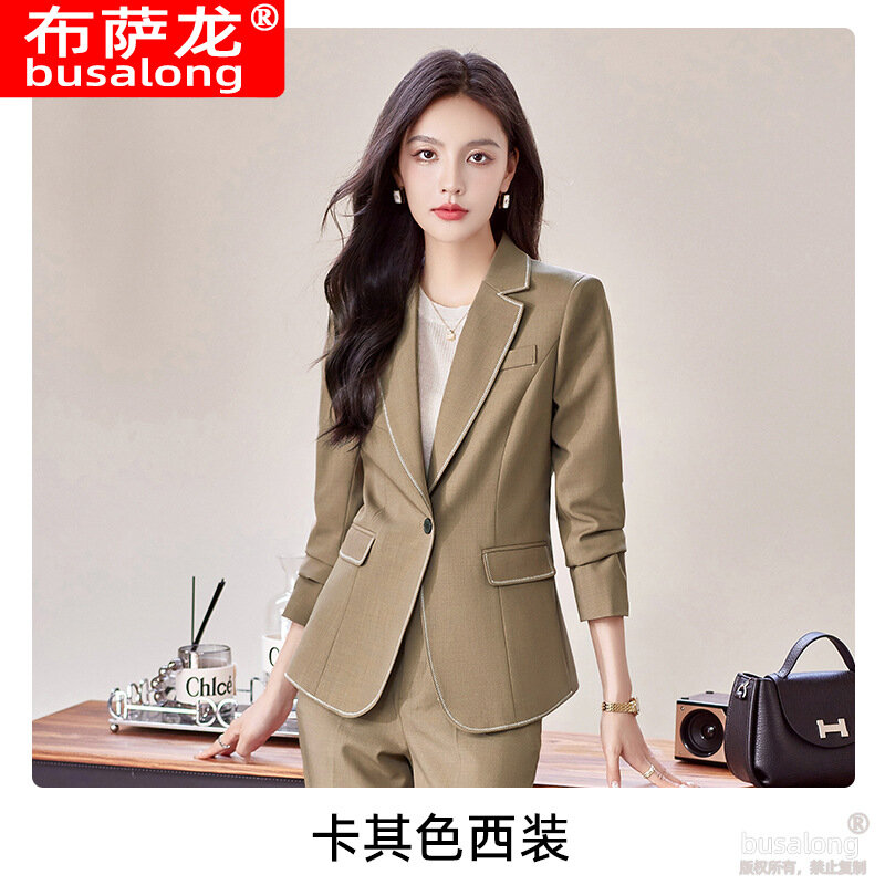 High-End Business Suit Women's Autumn and Winter 2023 New Temperament Goddess Style Work Clothes Fashion Commuter Suit