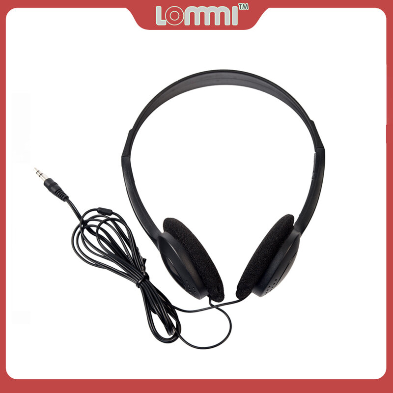 LOMMI ไวโอลินไฟฟ้าแบบพกพาหูฟังหูฟัง3.5มม.อุปกรณ์เครื่องดนตรีไฟฟ้า Ukulele หูฟัง