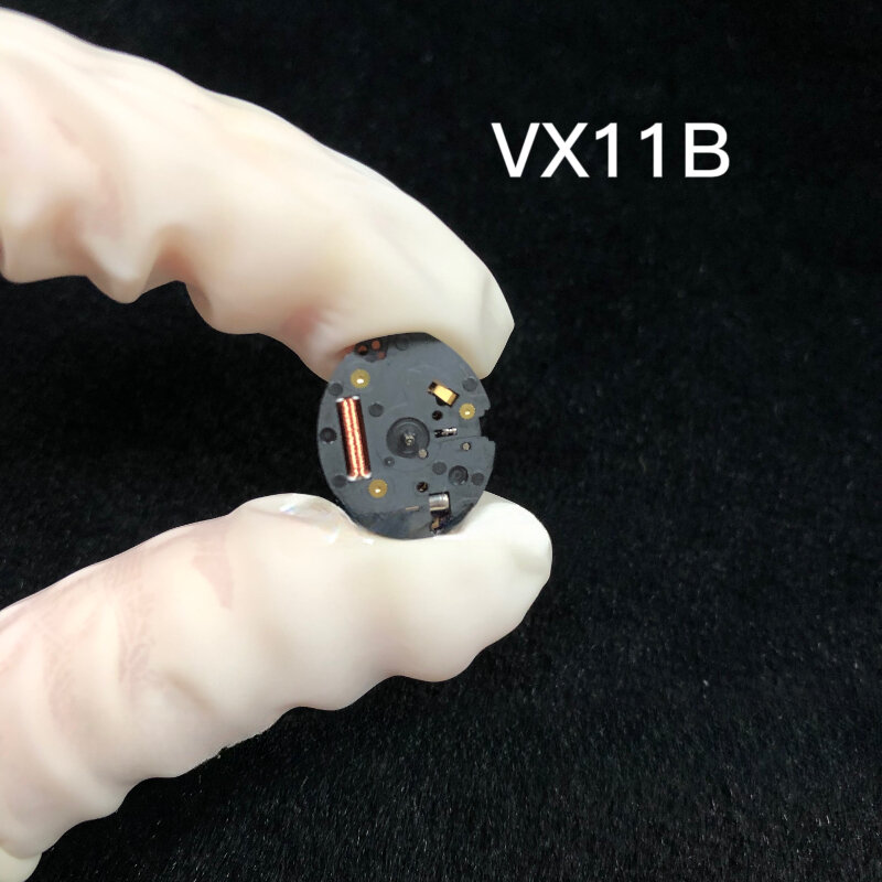 Movimiento de cuarzo japonés VX11B, accesorios de reloj de 3 manos, nuevo