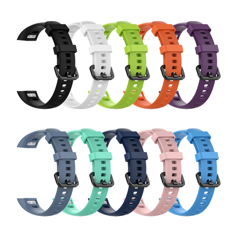 Pulseira de Substituição de Silicone para Huawei, Watch Band, Bracelet, Watch Accessories, 4 Pro, 3, 3 Pro, 3