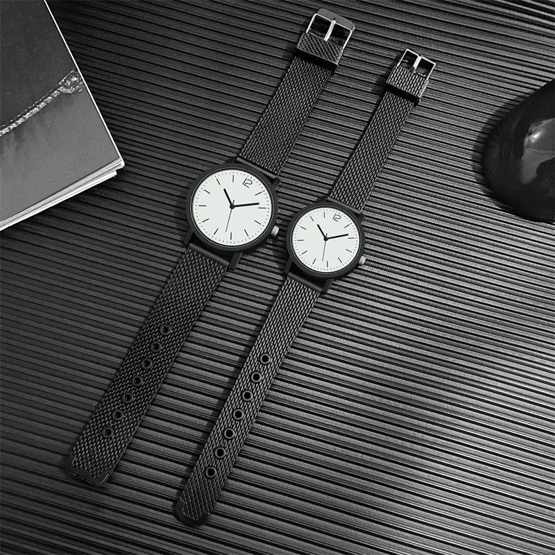 Paar Horloges Voor Liefhebbers 2023 Mode Quartz Horloges Mannen Vrouwen Waterdicht Spatbestendig Polshorloge Liefhebbers Horloges