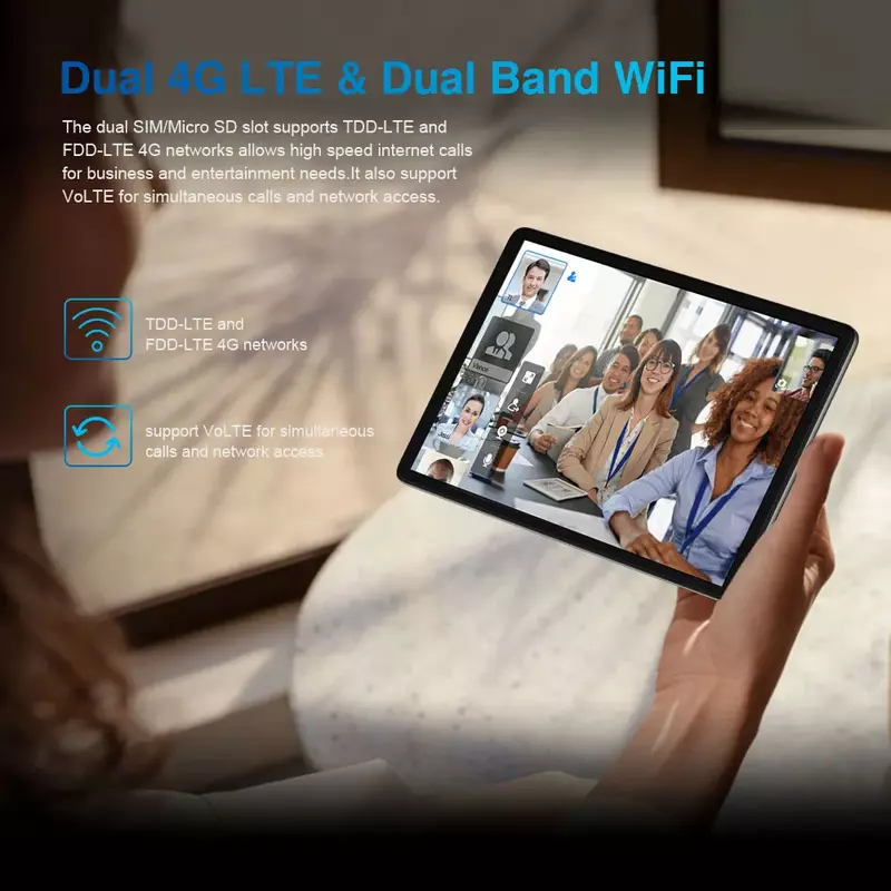 N-ONE npad air 10,1 zoll tablet android pad 1280x800 max 8gb (4gb + 4gb) 64gb unisoc t310 android 12 6600mah typ-c dual 4g lte