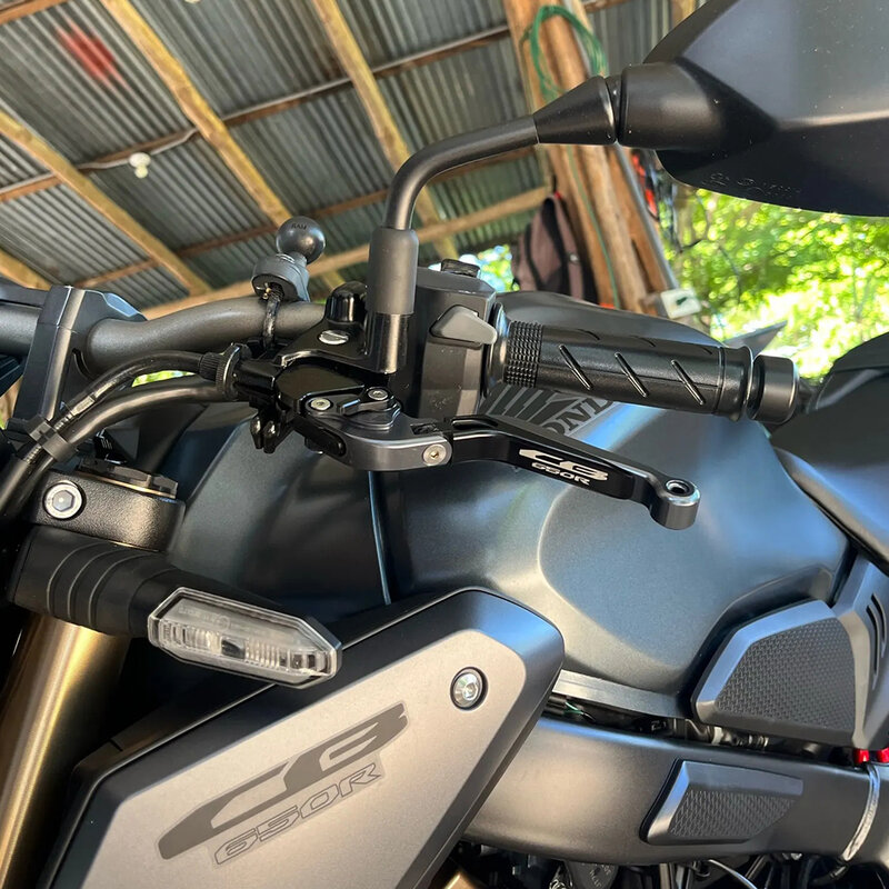 Mangos ajustables para motocicleta, palancas de embrague de freno corto y largo, accesorios de palanca para Honda CB650R, CB650F, CB650R, CBR650R, 2014-2023