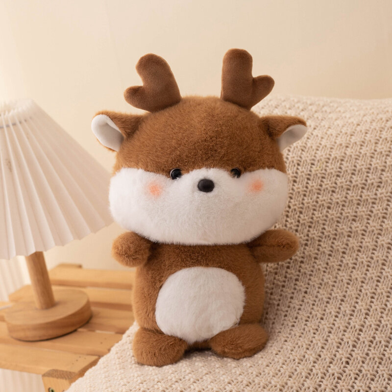 Cartoon Cute Unicorn Deer Dinosaur Plush Toys High Quality Christmas Delicate Decoration Baby Accompany Anime Stuffed Doll