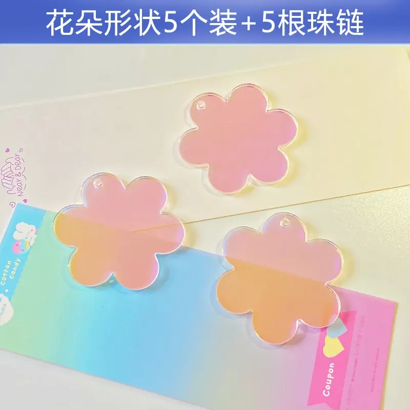 10 Stuks Laser Acryl Polco Set Kpop Guka Stickers Diy Photocard Met Sleutelhanger Koreaanse Briefpapier