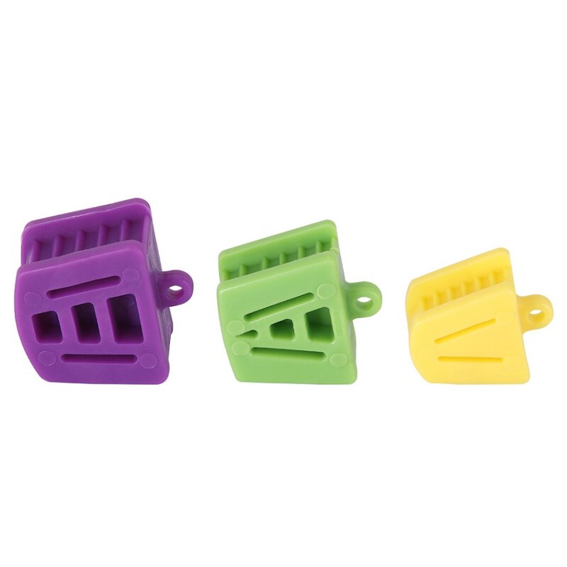 3 Sizes Dental Occlusal Pad Rubber Bite Opener Blocks Mouth Prop Large Medium Small Orthodontic Supplies Dentistry Tools