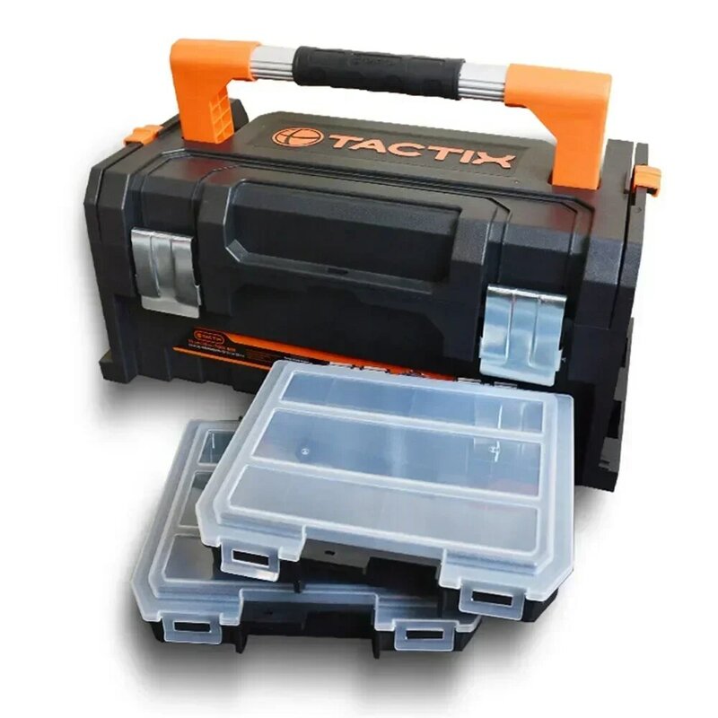 2 Parts Box Portable Garage Organizer Combined Tool Box Storage Tools Wrench Heavy Duty Electric Drill Screwdriver 2024 New