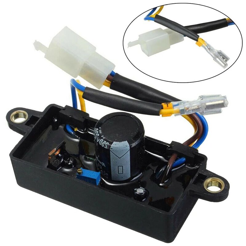 Regulador elétrico das peças do gerador da gasolina, cabo, comprimento de 110x38x35mm, 2kw-3kw, acessórios